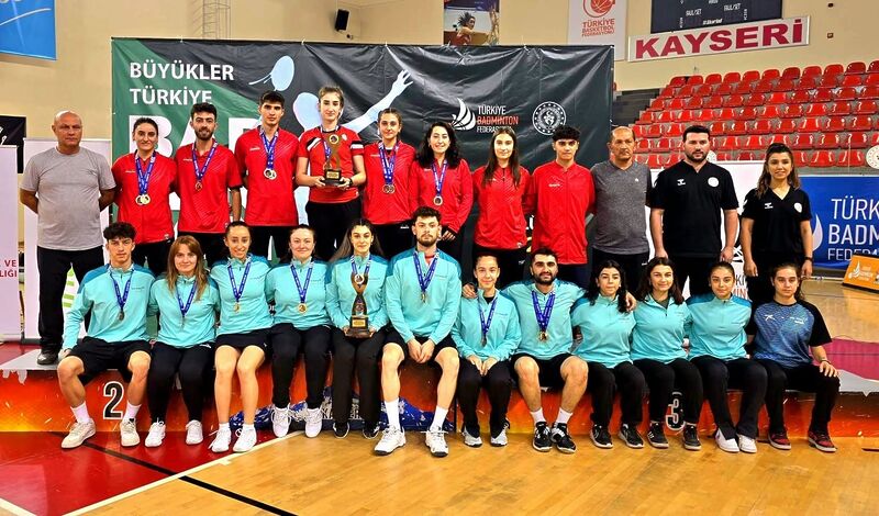 Badmintonda “Büyükler Türkiye Şampiyonu” Erzincan oldu