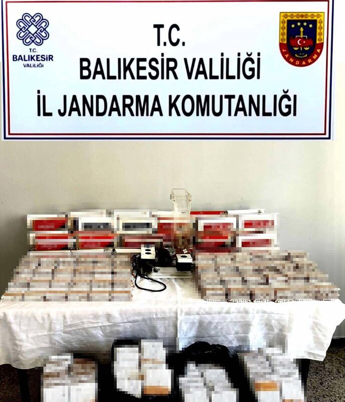 Balıkesir’de 11 bin adet kaçak sigara ele geçirildi