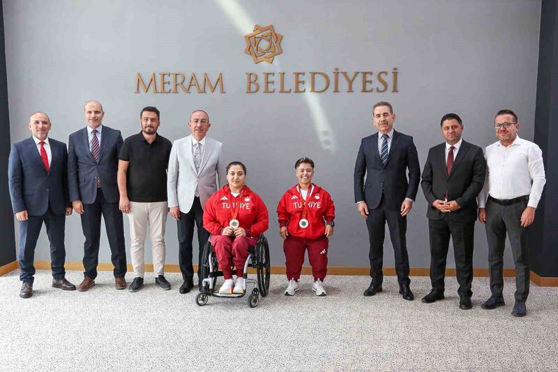 PARİS 2024 PARALİMPİK OYUNLARI’NDAN MADALYALARLA DÖNEN MERAM BELEDİYESPOR PARA HALTER