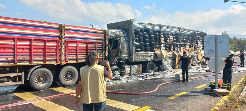 BOLU DAĞI'NDA LPG TANKI