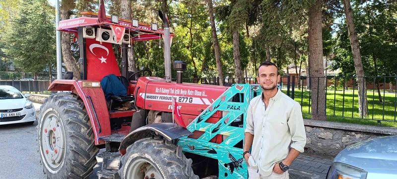 “Bu benim için heves” dedi, cezalara rağmen traktörle turlamaktan vazgeçmedi