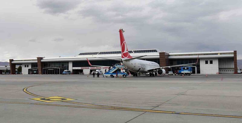 Erzurum’da bir ayda 106 bin 868 kişi uçtu