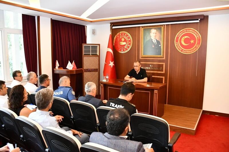 FETHİYE’DE ASAYİŞ TOPLANTISI YAPILDI