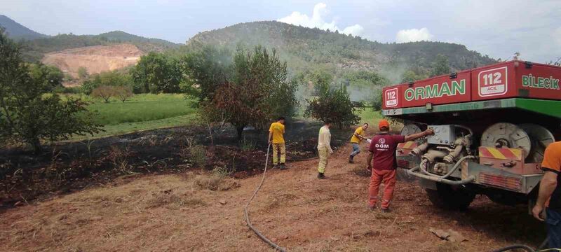 BİLECİK’TE BAŞLAYAN YANGIN ORMANLIK