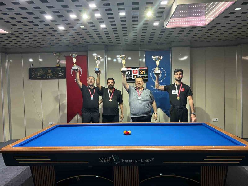 Kayseri Bilardo İl Birinciliği tamamlandı