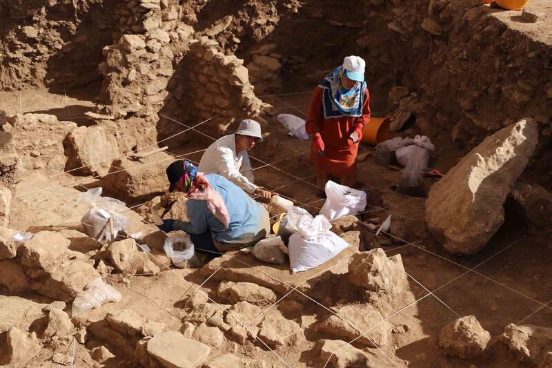 Şanlıurfa’da Göbeklitepe kadar eski Sayburç Ören Yeri’nde kazı çalışmaları sürüyor