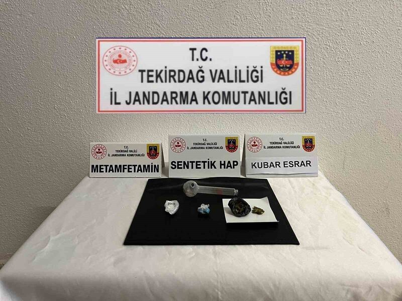 Tekirdağ’da uyuşturucu ve silah operasyonları