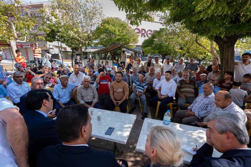 Yılmaz, halk buluşmalarına devam ediyor