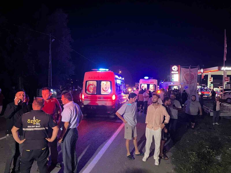 Zonguldak’ta trafik kazası: 9 yaralı