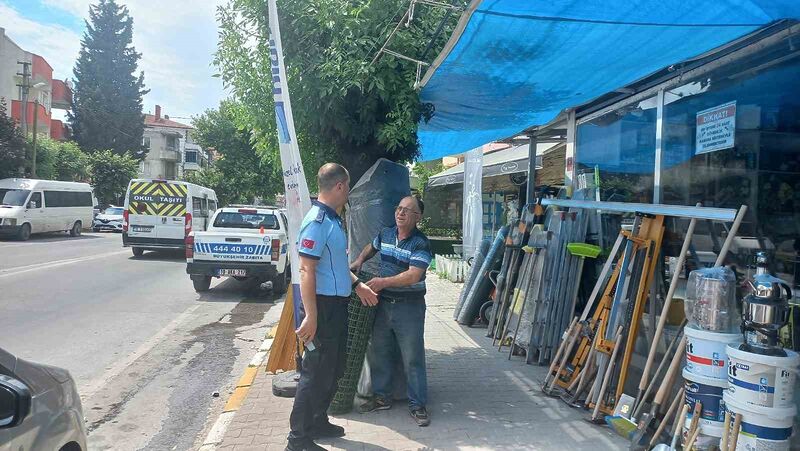 Balıkesir’de vatandaşın ihbarına zabıtadan anında müdahale