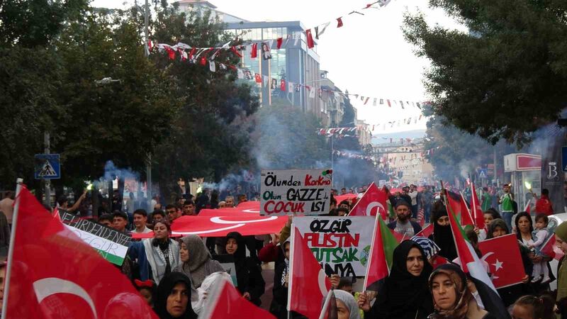 BURDUR’DA İSRAİL'İN GAZZE İŞGALİNİN