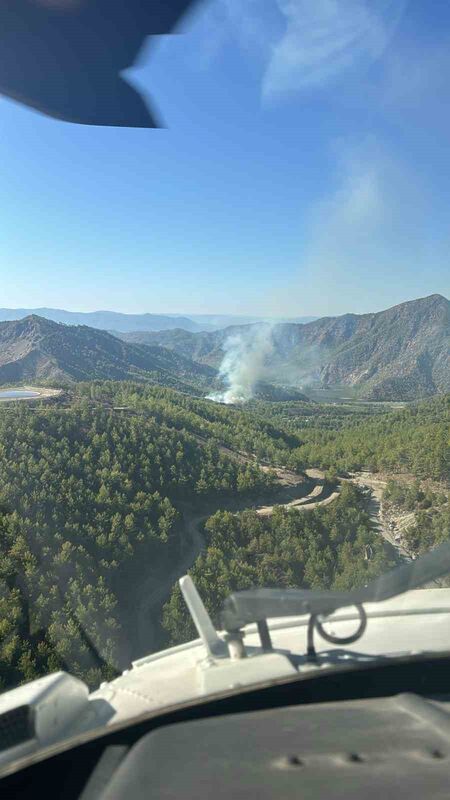 DALAMAN’DA ORMAN YANGINI KONTROL