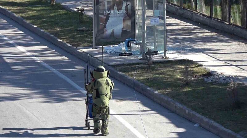 ERZURUM’DA KENT MERKEZİNDEN GEÇEN