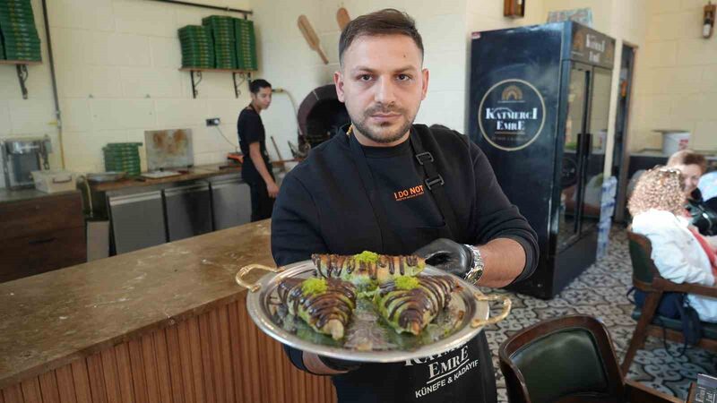 Gaziantep’in 500 yıllık katmeri Dubai çikolatasıyla buluştu