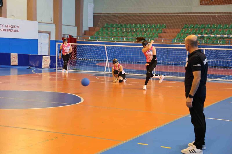 Goalball Kadınlar 1. Lig 2. Devre Müsabakaları Nevşehir’de başladı.