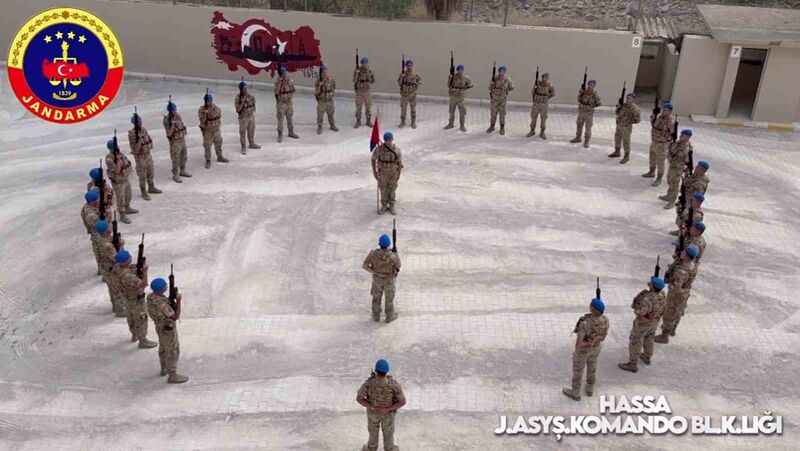 HATAY'DA JANDARMA KOMANDOLARIN ANT