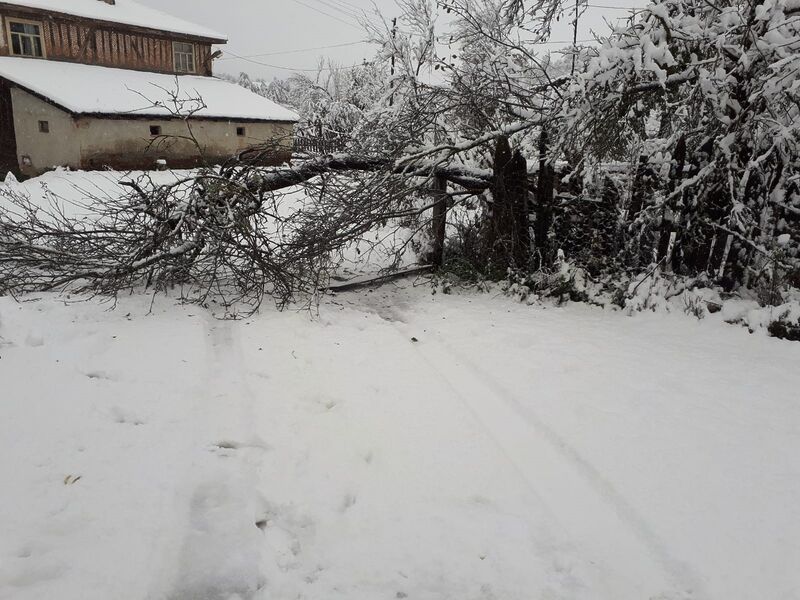 KASTAMONU'DA ETKİLİ OLAN KAR