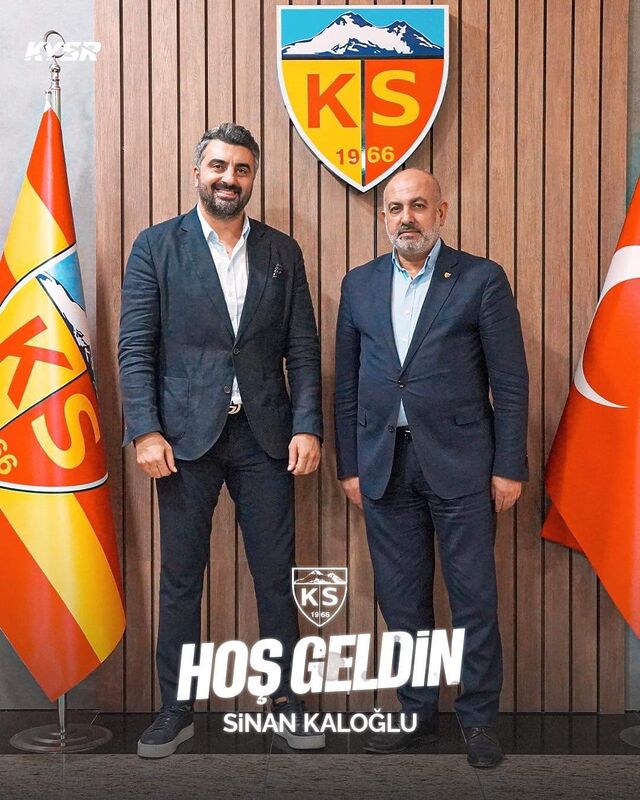 Kayserispor’da Sinan Kaloğlu dönemi