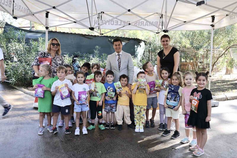 Marmaris Hayvan Bakımevi’ne öğrencilerden yoğun ilgi