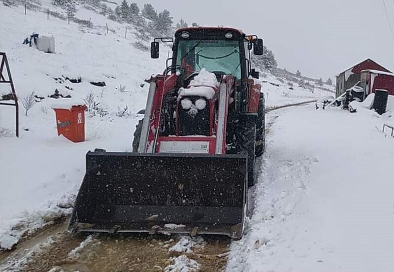 Ordu’nun yüksek kesimlerinde kar yağışı