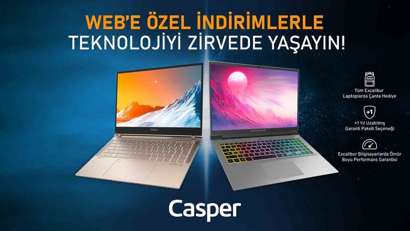 TÜRKİYE'NİN TEKNOLOJİ MARKASI CASPER,