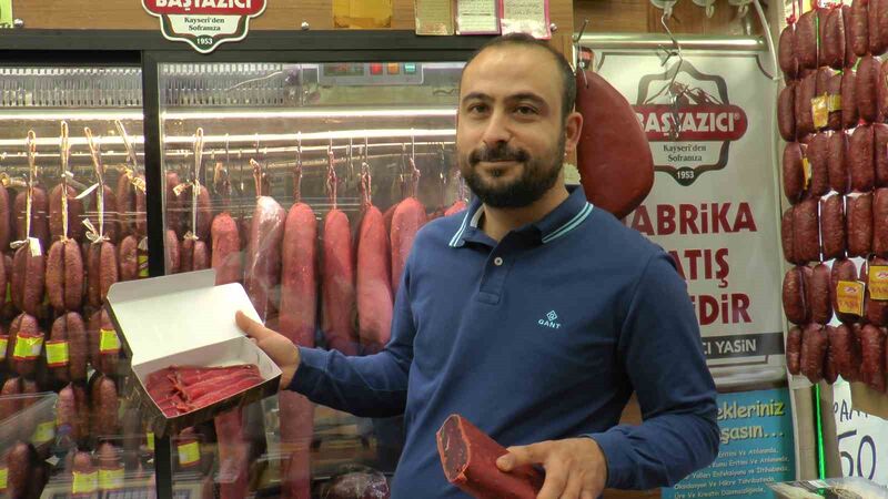 KAYSERİ’DE PASTIRMACILIK YAPAN YASİN