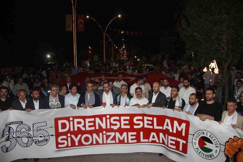 ŞIRNAK’TA, İSRAİL'İN SALDIRILARININ 1