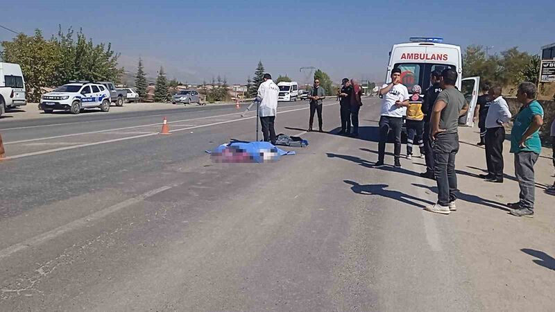 ADIYAMAN'IN GÖLBAŞI İLÇESİNDE YOLUN