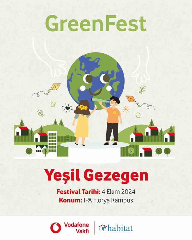 ’Yeşil Gezegen Greenfest’ 4 Ekim’de yapılacak