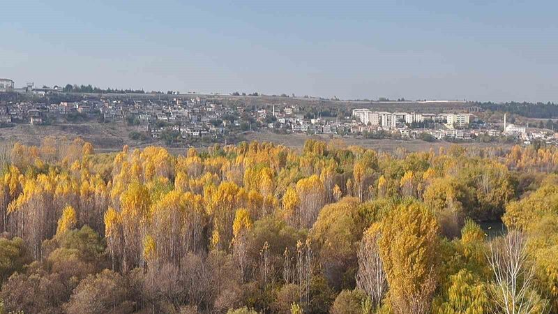 8 bin yıllık Hevsel Bahçeleri’nde renk cümbüşü dron ile görüntülendi