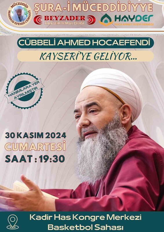 'CÜBBELİ AHMED HOCA' OLARAK