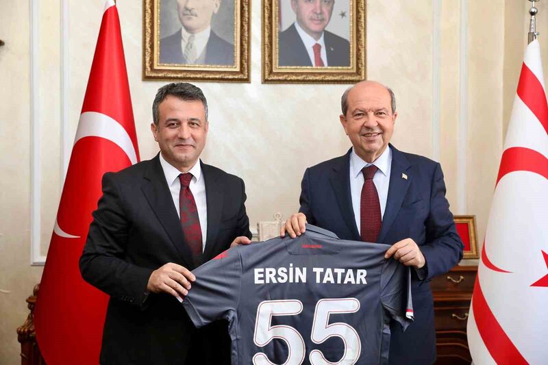 BAŞKAN DOĞAN, CUMHURBAŞKANI TATAR'A