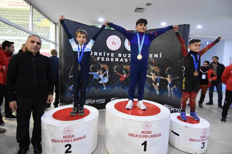 Erzurum’da  Short Track Federasyon kupası heyecanı