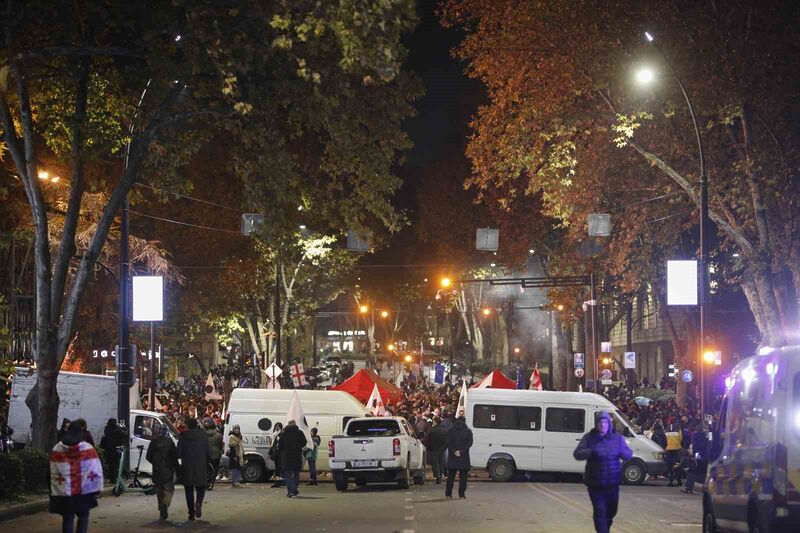 GÜRCİSTAN'IN BAŞKENTİ TİFLİS'İN MERKEZİNDEKİ