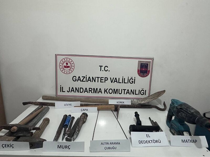 GAZİANTEP'TE JANDARMA EKİPLERİNCE İZİNSİZ