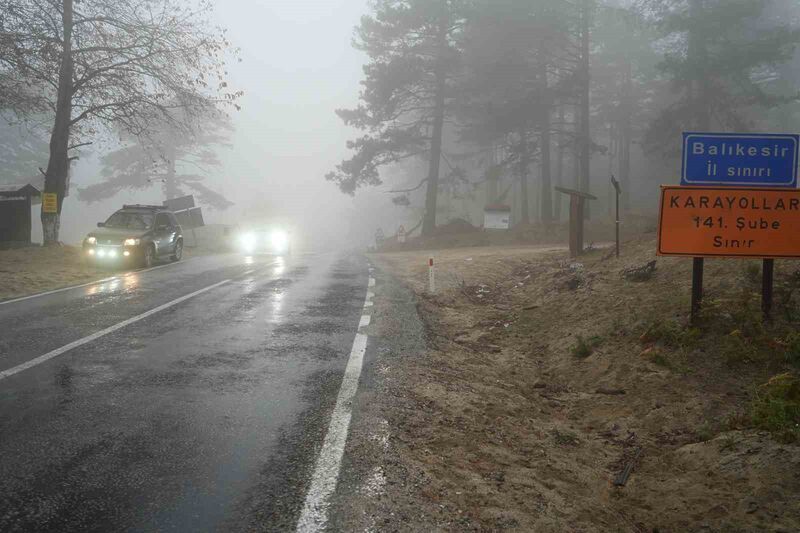 BALIKESİR’DE AKŞAM SAATLERİNDE KAZDAĞLARI