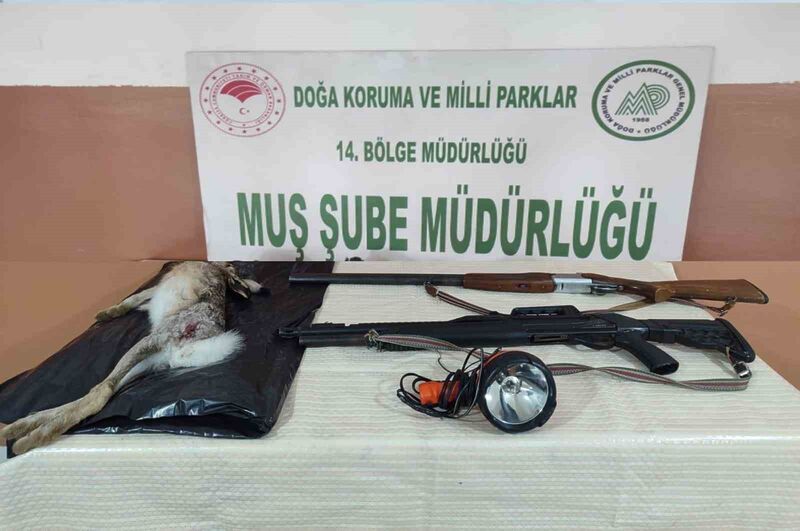 Muş’ta yasak bölgede avlanan 2 kişiye 52 bin 236 TL para cezası