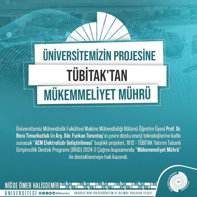 NÖHÜ AKADEMİSYENLERİNİN ÇEVRE DOSTU