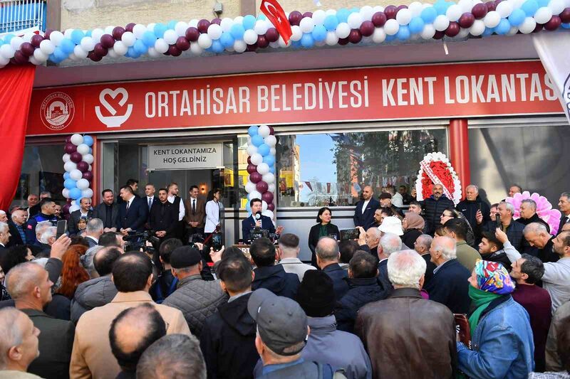 Trabzon’da ikinci kent lokantası İnönü mahallesinde açıldı