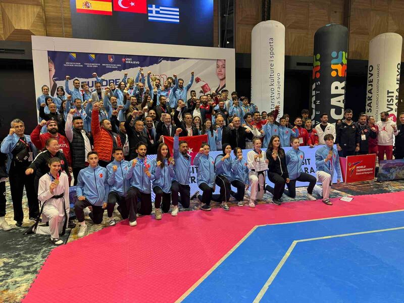 AVRUPA ÜMİTLER TAEKWONDO ŞAMPİYONASI’NDA,