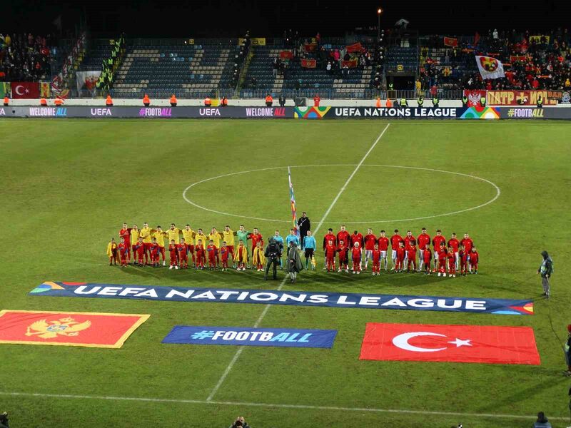 UEFA Uluslar Ligi: Karadağ: 2 – Türkiye: 1 (İlk yarı)