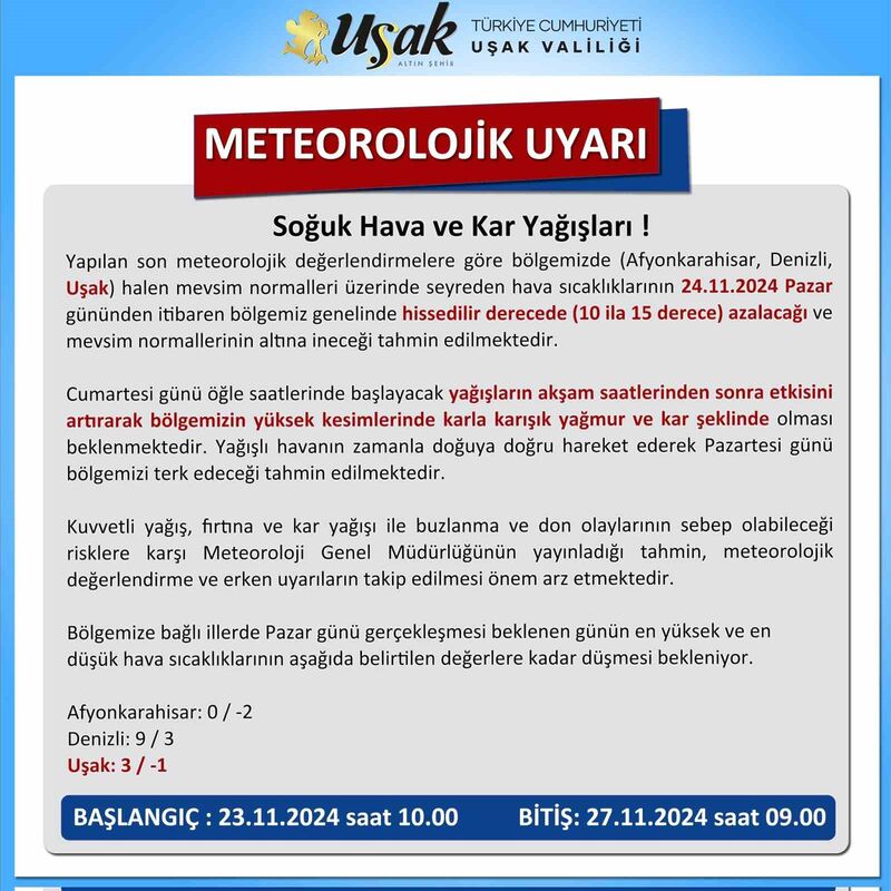 UŞAK VALİLİĞİ SOSYAL MEDYA