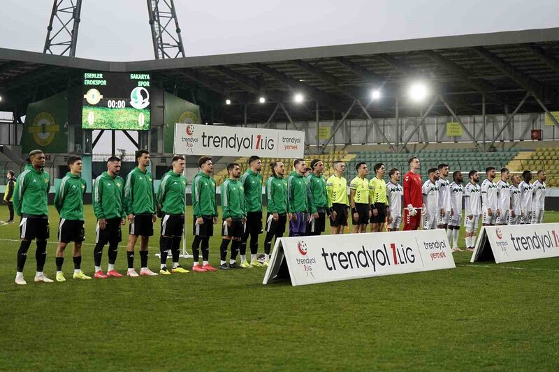 Trendyol 1. Lig’in 19. haftasında Esenler Erokspor, evinde karşılaştığı Sakaryaspor