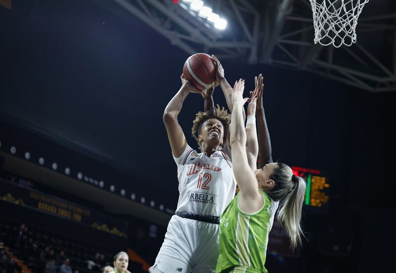 Türkiye Kadınlar Basketbol Süper Ligi’nin 17. haftasında ÇBK Mersin, sahasında