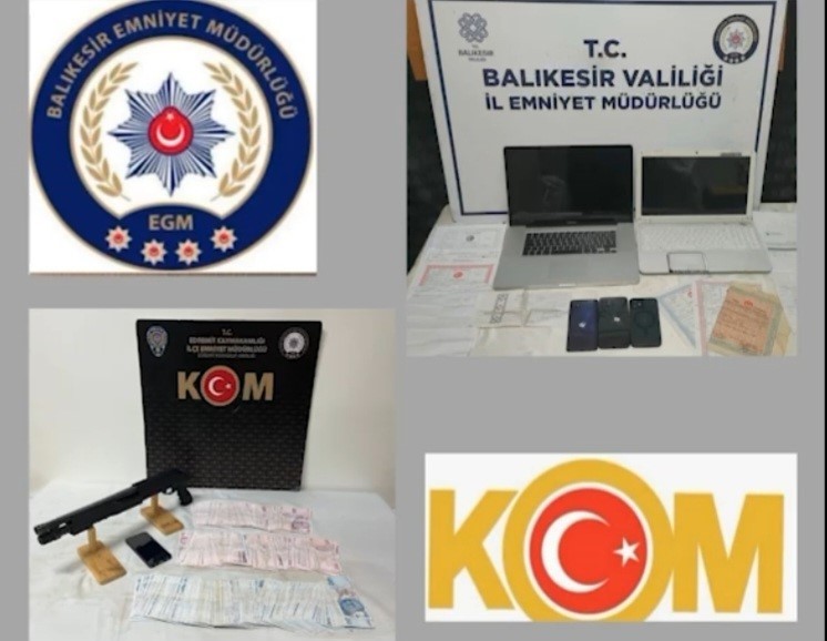 Balıkesir İl Emniyet Müdürlüğü Kaçakçılık ve Organize Suçlarla Mücadele (KOM)