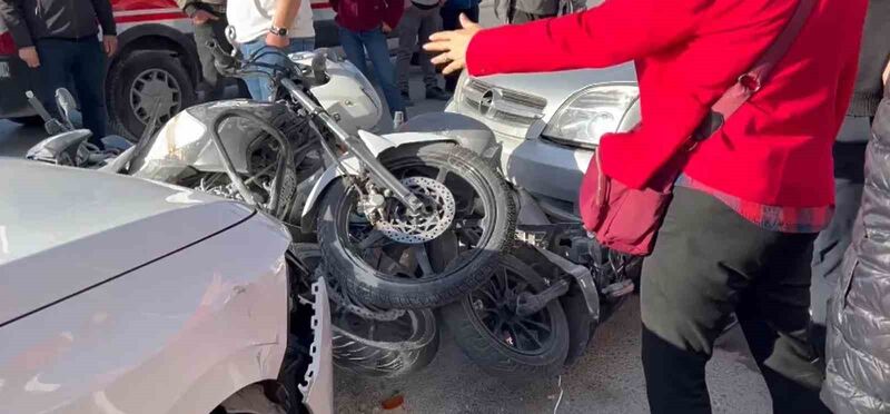 Balıkesir’in Ayvalık ilçesinde motosiklet kullanırken nöbet geçiren epilepsi hastası kaza