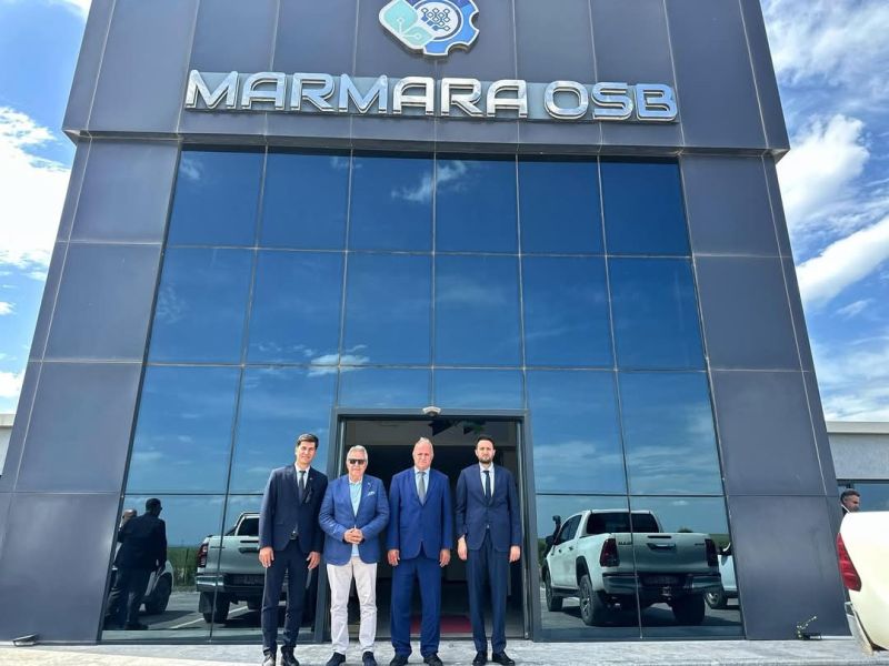 Bandırma Belediye Başkanı Dursun Mirza, Marmara Organize Sanayi Bölgesi’nde (OSB)
