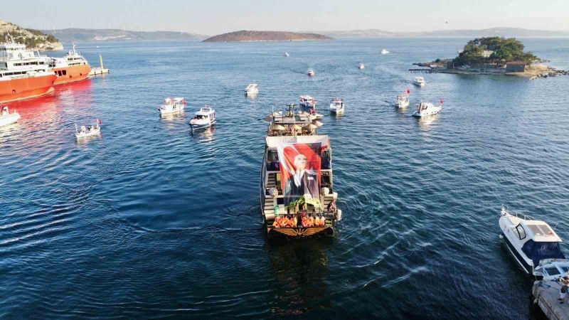 Türkiye Cumhuriyeti’nin kurucusu, Ulu Önder Gazi Mustafa Kemal Atatürk’ün Erdek’e
