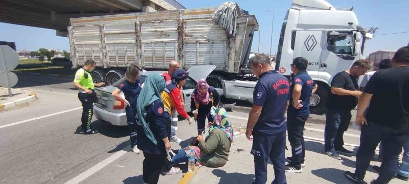 Balıkesir’in Bandırma ilçesinde sık sık kazaların yaşandığı Korozman Kavşağı’nda bir