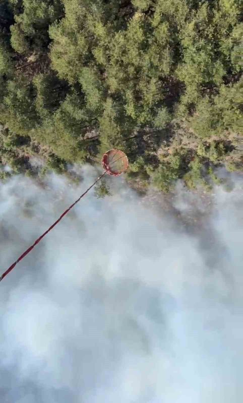 Balıkesir’in Bigadiç ilçesinde orman yangını başladı. Bigadiç’e bağlı Hacıömerderesi kırsal
